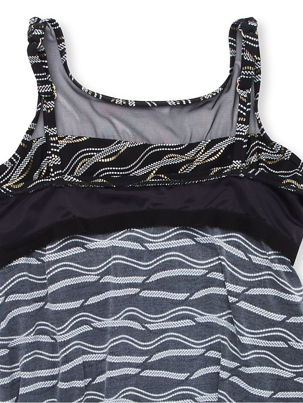 Miraclesuit Women's Linked In Mirage Underwire Mesh Tankini Top 2 Pc Set 10 DD - Picture 4 of 10
